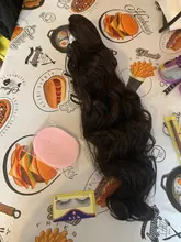 AISI BEAUTY-extensiones de cabello sintético con coleta ondulada para mujer, coletero con cordón, color negro, Rubio y rojo