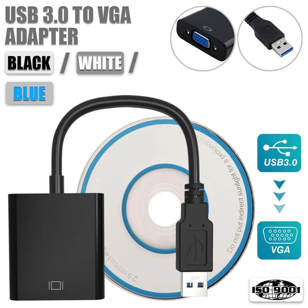 Адаптер переходник USB 3.0 в VGA кабель