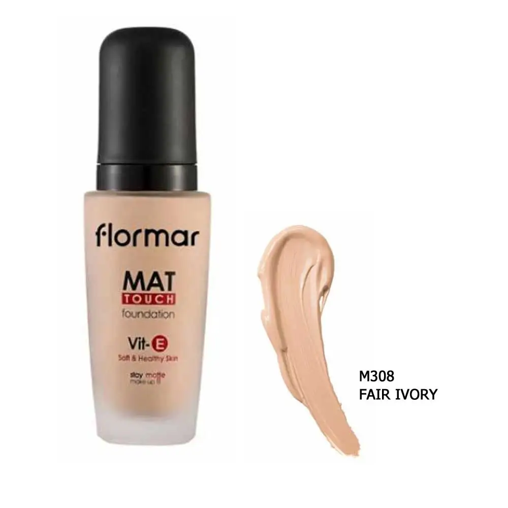 Тональная основа Flormar тонированная увлажняющая для макияжа с полным