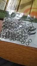 Anillos de salto para joyería, anillos divididos de 4mm/5mm/6mm/7mm/8mm, anillo de conexión de apertura de adorno de joyería, 100 Uds.