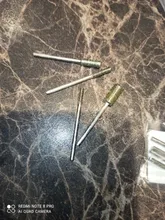 DRELD 8 unids/set de diamante de corte de cabeza puntas montados poco 2,35mm vástago de piedra de Jade tallado pulido para Dremel herramienta rotativa