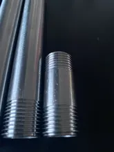 300mm Pipe-Fitting Extension-Tube 304-Stainless-Steel Connector Thread-Equal Male 50mm