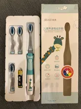 Electric-Toothbrush Battery Replacement-Brush-Heads Sonic Smart-Timer Kids SEAGO Children