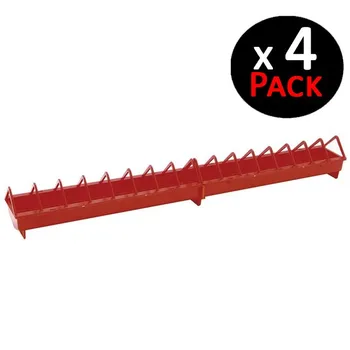 

Feeder hens plastic Wide spark screen 1 meter. Pack 4 units