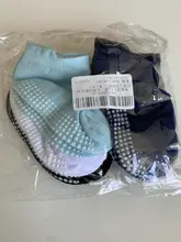 Calcetines de algodón suave con suela antideslizante para bebé, 6 pares, Color sólido, para recién nacido, Otoño e Invierno