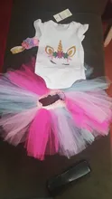 Dress Unicorn Party-Outfits Birthday-Wear Christening Toddler Girls Infant Princess Kids