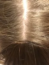 XINRAN-flequillo postizo de pelo sintético, extensión de cabello con Clip, flequillo de aire, negro y marrón