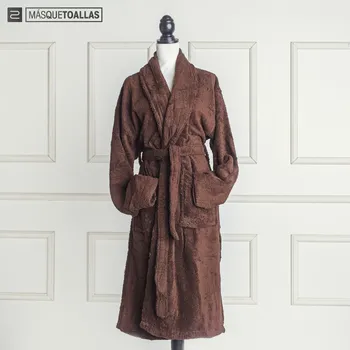 

Chocolate Bathrobe made from 100% cotton
