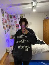 Ye must be Born again-Sudadera con capucha CPFM XYZ para niños, suéteres transparentes, sudaderas de tamaño asiático Kanye West, jerséis de alta calidad