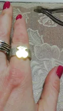 Bear-Ring Jewelry Stainless-Steel Silver-Color Titanium Wholesale Gold Lover Gift Material