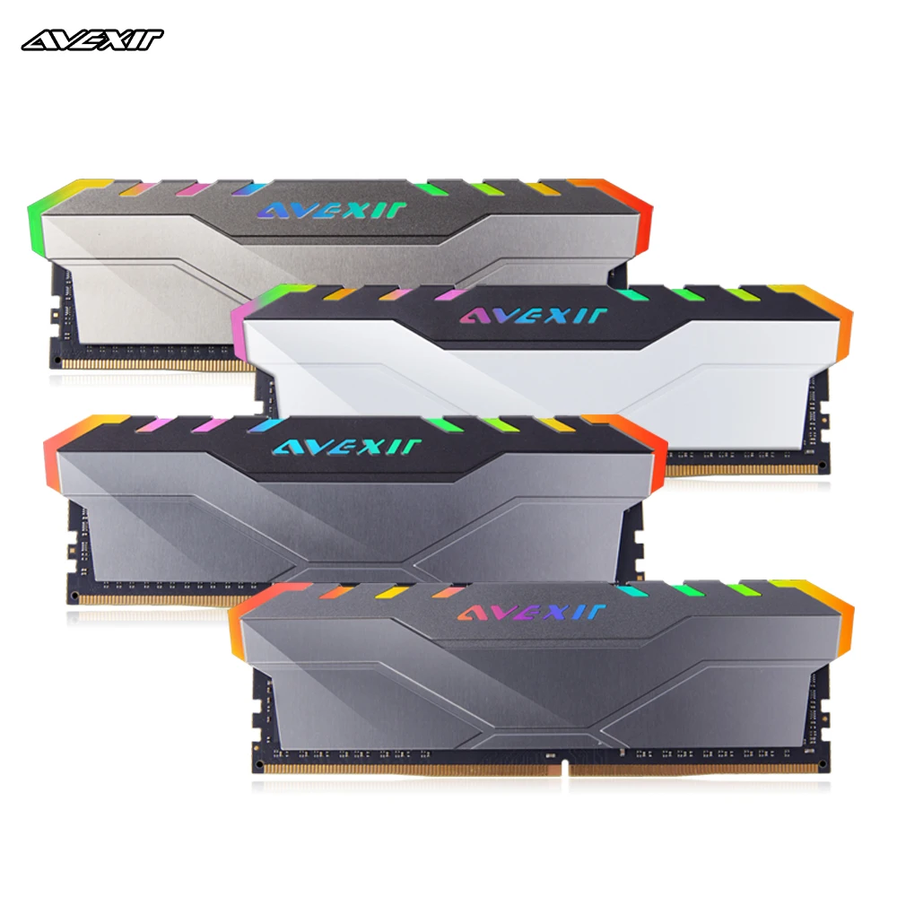 Avexir Core 2 ddr4 8 Гб 3000 МГц RGB DIMM 32 Гб 2666 МГц 3200 МГц 3600 МГц 16 ГБ 32 ГБ pc4 ram настольная память поддержка материнской платы