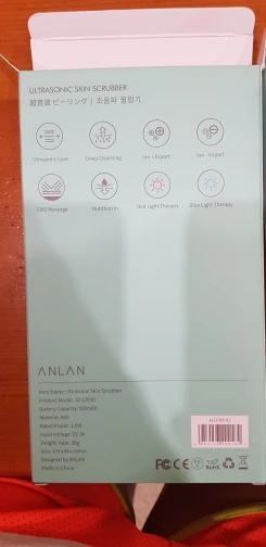Отзыв о товаре ANLAN Ультразвуковой скрабер скруббер, ионная лопатка для чистки лица, пилинг, лифтинг для лица, удаление угрей, терапия красным светом для удаления черных точек blackhead remover узи чистка ультразвуковая чистка лица от пользователя A***a