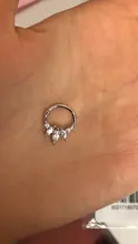 Genuino Plata de Ley 925 de plata brillante de cartílago Stud Pendientes para mujer chica Pendientes Piercing hueso del oído hebilla bien joyería