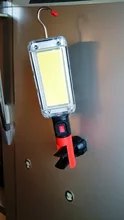 Portable Lantern Flashlight Work-Lighting Battery Fishing-Lamp Magnetic Camping 2--18650
