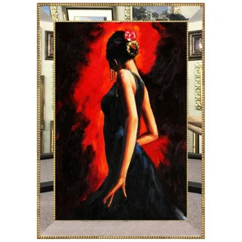 

Luxury Mirror Framed Digital Canvas Painting 70 * 100 cm