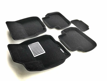 

Textile 3D mats euromat3d luxe in the interior for Mitsubishi Eclipse Cross (2018-) with a metal heel