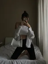 Leggings Bradely Michelle Elastic Knee-Length Bikeshorts High-Waist Sexy Women Cotton