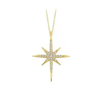 

Pole Star Gold Necklace 03-324-KL2912