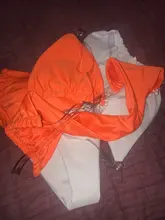 Nuevo verano Mujer tiras transparentes de cuello Halter sólida de Micro Tanga Set de Sujetador Bikini Sexy Tanga Push up traje de baño