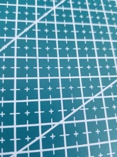 Tapete de corte de PVC A3 A4 5, banco de trabajo, almohadilla cortada de retales, costura Manual, cuchillo de grabado, tabla para cortar cuero, cubierta de un solo lado