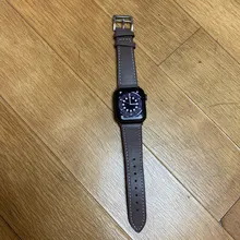 Correa de cuero de alta calidad para iWatch 40mm 44mm, correa de una sola vuelta para Apple watch 42mm 38mm Series 1 2 3 4 5 6 se