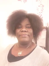 Yaki recto Afro corto sintético, pelucas para mujeres negras africanos Fluffy Pelo Rizado marrón oscuro Natural de Color rojo Cosplay