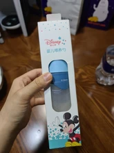 Disney-cuchara para pasta de arroz para bebé, botella de leche de silicona suave, suplemento de alimentos para bebés, artefacto para apretar, cuchara para arroz y fideos
