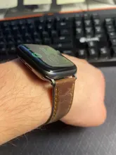 Correa de cuero de vaca Retro para Apple watch banda 44mm 40mm iWatch banda 42mm 38mm reloj pulsera Apple watch 5 4 3 21 38/42 44mm