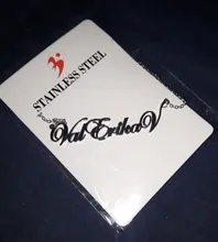 Sipuris, Collar personalizado con nombre, collares de acero inoxidable de Color acero para mujer, joyería personalizada para hombre, regalo de novia