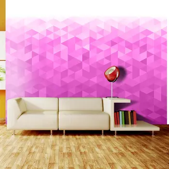

Wall mural-Pixel pink-100x70 cm