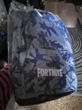 Fortnite Mochila Escolar Camuflaje Negro  Azul Verde 31x43 cm Mochila Escolar niño Fortnite