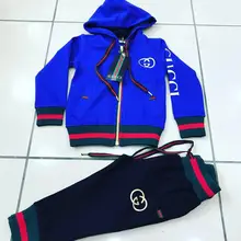 Детский спортивный костюм для мальчиков и девочек; Длинные рукава+ брюки; цвет красный, серый