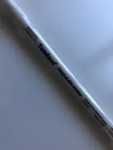 Pro-marcador de piel para tatuaje de cejas, Pluma de Microblading de escritura quirúrgica blanca, arte corporal impermeable permanente, herramientas de maquillaje, 1 Uds.