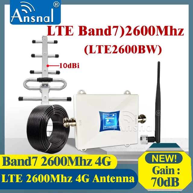 LTE 2600Mhz 4G Cellphone Cellular Booster Band7 LTE FDD 2600Mhz 4G