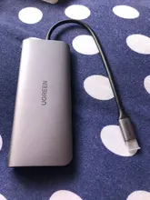 UGREEN-concentrador de red USB C, adaptador HDMI 10 en 1, USB C a USB 3,0, Dock para MacBook Pro, accesorios, USB-C tipo C 3,1, divisor