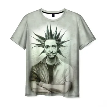 

Men's T-shirt 3D King and fool