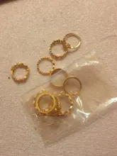 Conjunto de anillos de oro rosa para mujer, joyería punk, vintage, venta indefinida, venta al por mayor, accesorios de Navidad 2020