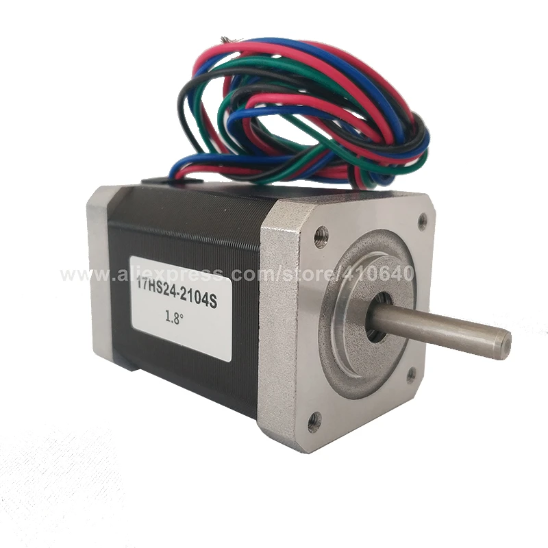 Toezicht houden werkwoord verkoper Stappenmotor 17HS24 2104S L 60 Mm Nema 17 Met 1.8 Deg 2.1 Een 65 N. Cm En  Bipolaire 4 Lood Draad Hoge Torque Type|motor hours|motor barrelstep down  transformer converter - AliExpress