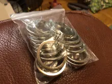 Anillos de gancho de Metal de 1,5x25mm para fabricación de llaveros, 20 Uds. Tecla dividida, joyería hecha a mano, conectores, accesorios de alta calidad