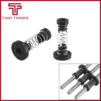 

3D Printer T8 POM Anti Backlash Nuts For Lead 8mm Acme Stepper Motor Threaded Rod Eliminate the Gap Spring DIY CNC Accessories