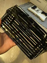 Bolsa de maquillaje transparente impermeable portátil para mujer, organizador de cosméticos con cremallera a rayas a la moda, bolsa de aseo de viaje