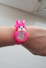 Relojes bonitos de conejo para niños y niñas, regalo para niños, reloj de pulsera de dibujos animados para bebés, Slap, de cuarzo