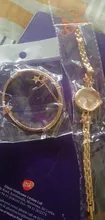 Marca Lvpai, conjunto de relojes de pulsera de lujo para mujer, estrella de diamantes de imitación, pulsera, reloj de vestir para mujer, nuevos relojes Zegarek Damski