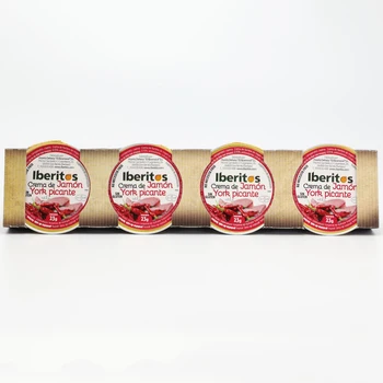 

IBERITOS - Pack soup cream Ham's York spicy 4 units x 23g - YORK spicy