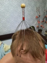 Massager Relax SPA Neck-Stress Scalp 12-Finger-Head Physician 1pcs Release-Head Steel