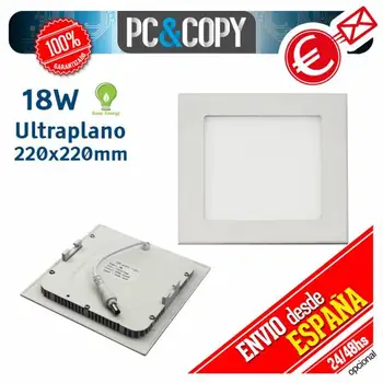 

Downlight LED Panel 18W ceiling light white square thin recessed