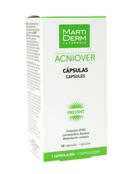 

Martiderm acniover 60 capsules help keep skins with an acneic trend in normal conditions