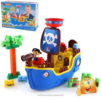 

Set "pirate ship" + Designer (30 elements) (in the box),