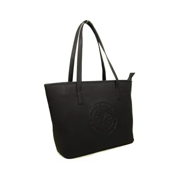 

Women Black Ladies Hand Bag 19 V69 ITALIA 1982 Model High Quality PU Made in Turkey