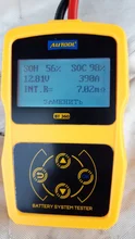 AUTOOL-Probador de batería BT360 de coche, analizador digital de 12V, prueba automática de baterías de vehículos, herramientas de diagnóstico de carga, escáner